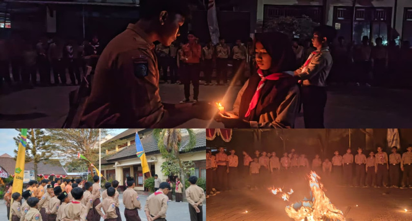 Belajar, Berkarya, dan Bersama: Semarak Kemah Pramuka MTsN 3 Lombok Barat
