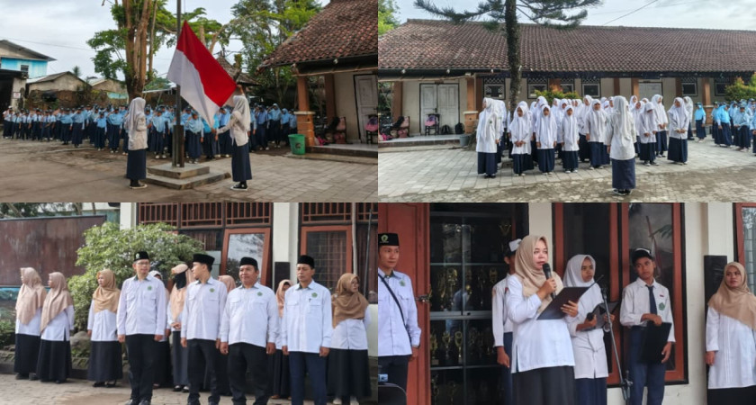Upacara Bendera Rutin MTsN 3 Lombok Barat: Membangun Kepedulian dan Manfaat bagi Sesama