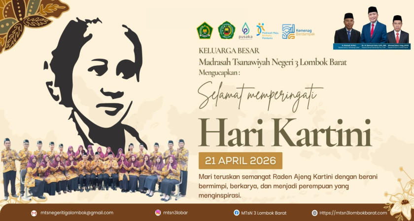 MTsN 3 Lombok Barat Peringati Hari Kartini 2026, Semangat Perempuan Berkarya dan Menginspirasi
