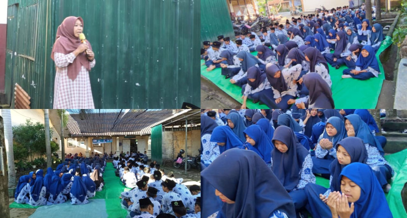 Menebar Nikmat dengan Syukur, IMTAQ MTsN 3 Lombok Barat Berlangsung Khidmat