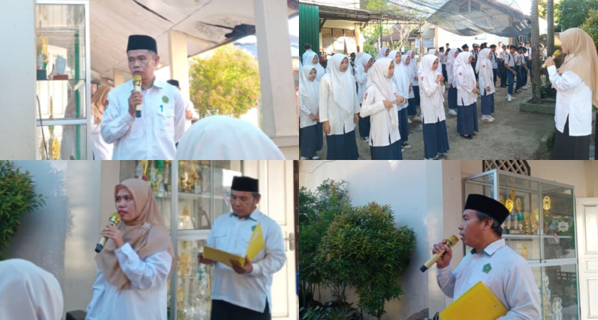 Awali Ujian Madrasah, Siswa Dapat Pembekalan dari Kepala Madrasah dan Panitia