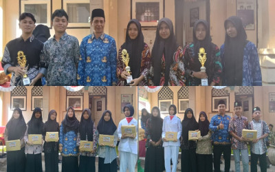 Semarak Kemerdekaan, MTsN 3 Lombok Barat Bagikan Hadiah Lomba HUT ke-81 RI