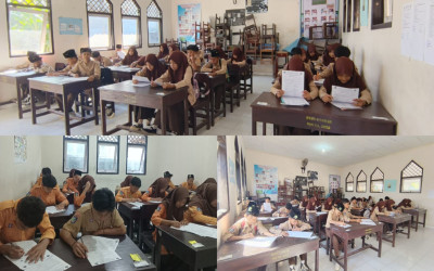 Akhir Asesmen yang Tertib dan Penuh Disiplin di MTsN 3 Lombok Barat
